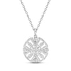 Thumbnail Image 1 of Diamond Necklace 5/8 ct tw Round-cut Sterling Silver 18"