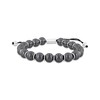 Thumbnail Image 0 of Hematite Men's Bead Bolo Bracelet Stainless Steel 10.5"