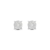 Thumbnail Image 1 of Lab-Created Diamonds by KAY Diamond Earrings 1/4 ct tw Round-cut Sterling Silver
