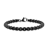 Thumbnail Image 0 of Box Chain Bracelet Black Ion-Plated Stainless Steel 8.5"