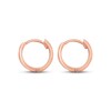 Thumbnail Image 2 of Polished Huggie Hoop Earrings 14K Rose Gold 12mm