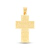Thumbnail Image 2 of Diamond-cut Cross Pendant 14K Yellow Gold
