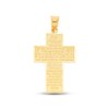 Thumbnail Image 1 of Diamond-cut Cross Pendant 14K Yellow Gold