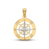 Thumbnail Image 0 of Men's Nautical Compass Charm 14K Two-Tone Gold
