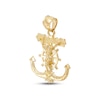 Thumbnail Image 1 of Mariner's Cross & Crucifix Charm 10K Yellow Gold