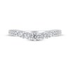 Thumbnail Image 2 of Diamond Contour Anniversary Band 1/2 ct tw 14K White Gold