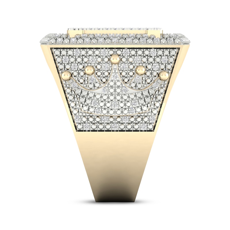 Main Image 3 of Men’s Diamond “King” Ring 1 ct tw 10K Yellow Gold