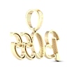 Thumbnail Image 3 of Men's Diamond "Boss" Charm 1 ct tw 10K Yellow Gold