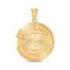 Thumbnail Image 0 of Diamond-Cut Zodiac Symbol Medallion Charm 10K Yellow Gold
