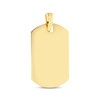 Thumbnail Image 3 of Ribbed Dog Tag Charm 14K Yellow Gold