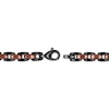 Thumbnail Image 2 of Solid Chain Link Bracelet Brown & Black Ion-Plated Stainless Steel 8.5"