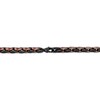 Thumbnail Image 3 of Chain Link Necklace Brown & Black Ion-Plated Solid Stainless Steel 24"