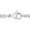 Thumbnail Image 3 of Men's Black Spinel Skull Necklace Stainless Steel & Black Ion Plating 24"