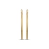 Thumbnail Image 2 of Polished Tube Hoop Earrings 18K Yellow Gold 30mm