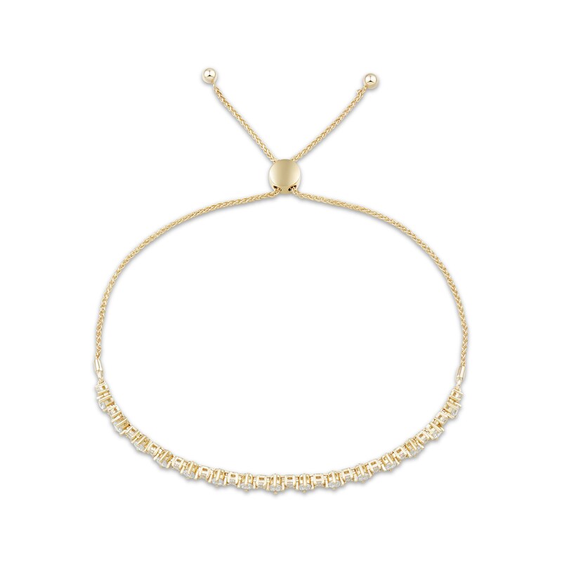 Main Image 2 of Diamond Bolo Bracelet 1 ct tw 10K Yellow Gold
