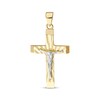 Thumbnail Image 1 of Diamond-Cut Crucifix Charm 10K Yellow Gold