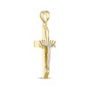 Thumbnail Image 2 of Diamond-Cut Crucifix Charm 10K Yellow Gold