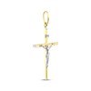Thumbnail Image 2 of Diamond-Cut Crucifix Charm 10K Yellow Gold