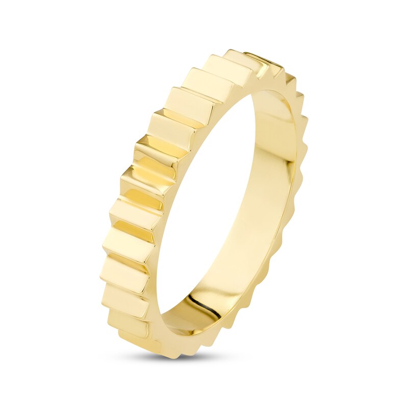 Main Image 2 of Fluted Endless Ring 14K Yellow Gold