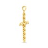 Thumbnail Image 2 of Twisted Cross Charm 14K Yellow Gold