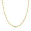 Thumbnail Image 1 of Puff Mariner Chain Necklace Solid 14K Yellow Gold 18"