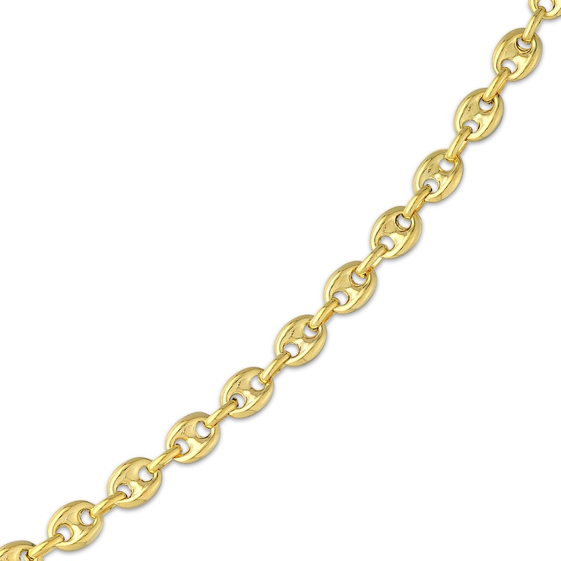 Main Image 2 of Puff Mariner Chain Necklace Solid 14K Yellow Gold 18"