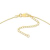 Thumbnail Image 2 of "Blessed" Cursive Necklace 14K Yellow Gold 16"