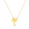 Thumbnail Image 1 of Palm Tree Necklace 14K Yellow Gold 18"