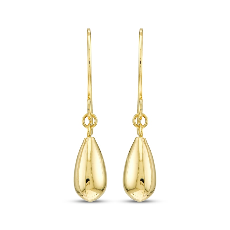 Main Image 2 of Teardrop Dangle Earrings 14K Yellow Gold