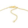 Thumbnail Image 2 of Lariat Cross Necklace 14K Yellow Gold 18"