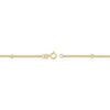 Thumbnail Image 3 of Faceted Bead Station Chain Necklace 14K Yellow Gold 36"