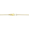 Thumbnail Image 3 of Paperclip & Oval Link Station Chain Necklace 14K Yellow Gold 36"