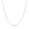 Thumbnail Image 1 of Diamond-Cut Valentino Chain Necklace 2.7mm Hollow 14K White Gold 16"