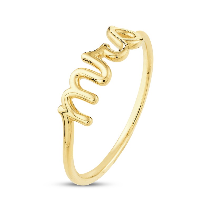 Main Image 2 of "Mrs." Fashion Ring 14K Yellow Gold