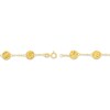 Thumbnail Image 3 of Hammered Disc Station Chain Necklace 14K Yellow Gold 36"