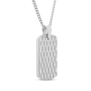 Thumbnail Image 2 of Men's Textured Dog Tag Necklace Stainless Steel 24"