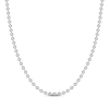 Thumbnail Image 1 of Bead Chain Necklace 4mm Solid Stainless Steel 22"