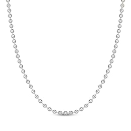 Bead Chain Necklace 4mm Solid Stainless Steel 24"
