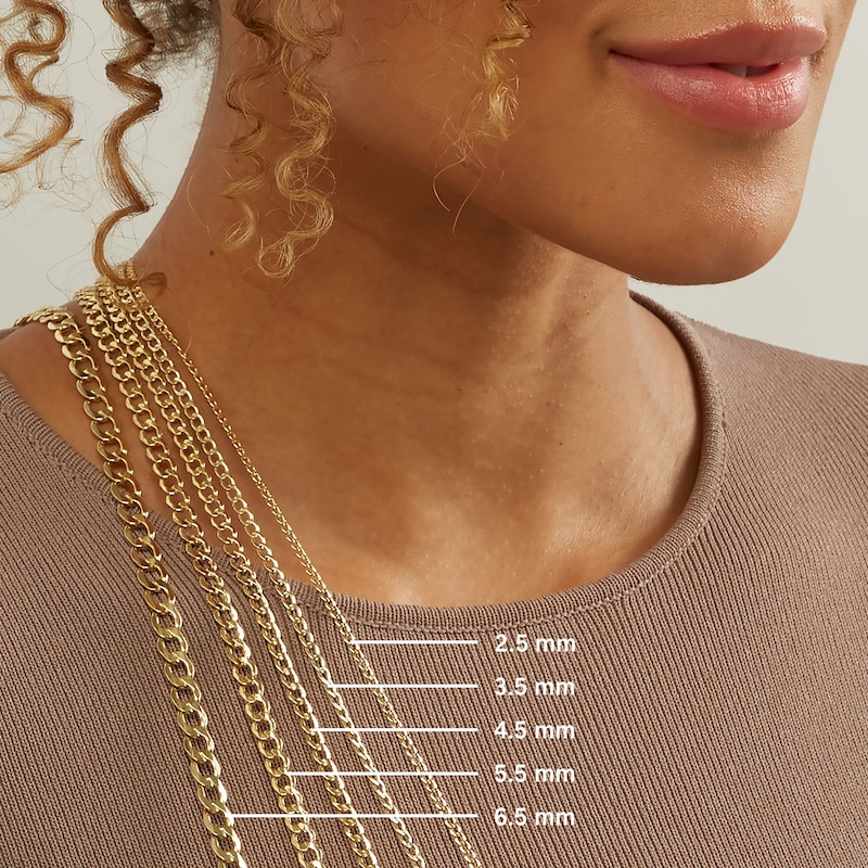 Main Image 4 of Curb Chain Necklace 11mm Solid Stainless Steel 20"