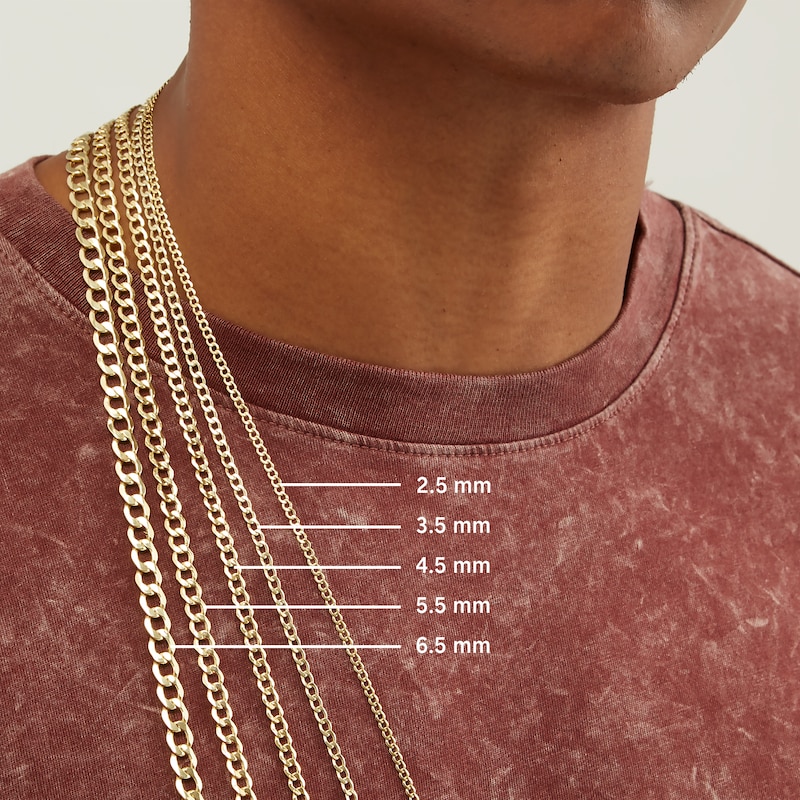 Main Image 5 of Curb Chain Necklace 11mm Solid Stainless Steel 20"
