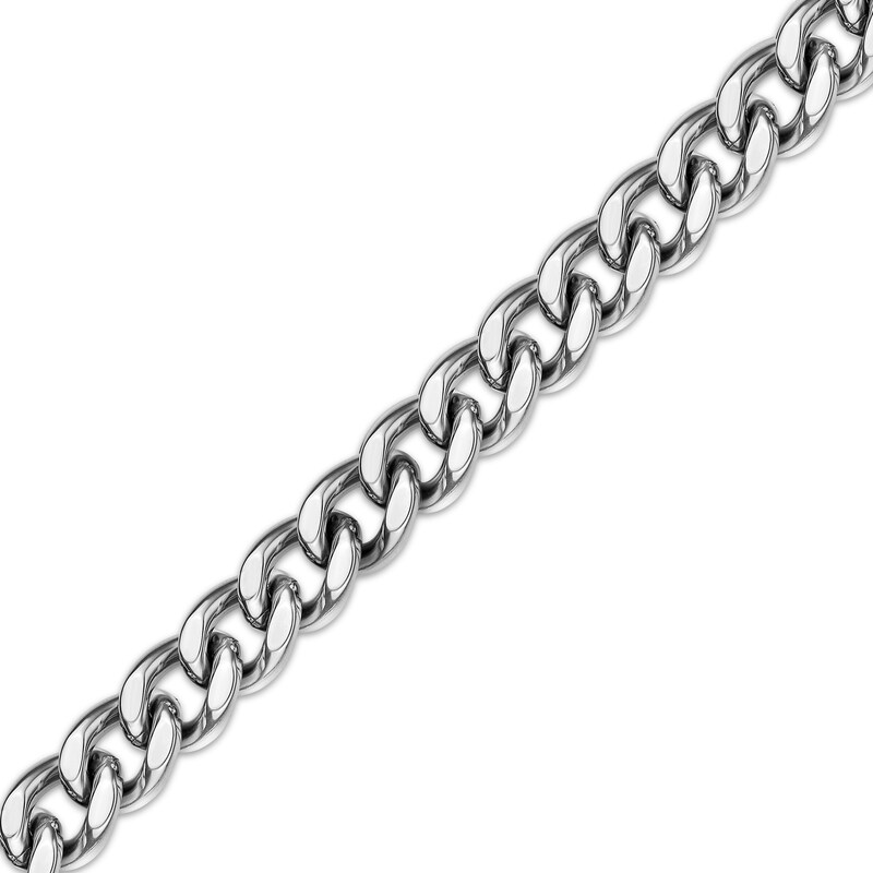 Main Image 2 of Curb Chain Necklace 11mm Solid Stainless Steel 24"