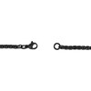 Thumbnail Image 3 of Wheat Chain Necklace 3mm Black Ion-Plated Solid Stainless Steel 22"