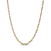 Thumbnail Image 1 of Rope Chain Necklace 3mm Yellow & White Ion-Plated Solid Stainless Steel 24"