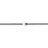 Thumbnail Image 3 of Curb Chain Necklace 2mm Black Ion-Plated Solid Stainless Steel 20"
