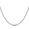 Thumbnail Image 1 of Curb Chain Necklace 2mm Black Ion-Plated Solid Stainless Steel 22"