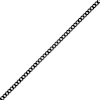Thumbnail Image 2 of Curb Chain Necklace 2mm Black Ion-Plated Solid Stainless Steel 22"