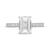 Thumbnail Image 3 of Neil Lane Artistry Emerald-Cut Lab-Grown Diamond Hidden Halo Engagement Ring 3-5/8 ct tw 14K White Gold