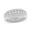 Thumbnail Image 1 of Men's THE LEO Prisma Diamond Wedding Band 1 ct tw 14K White Gold