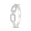 Thumbnail Image 2 of Diamond Chain Link Ring 1/4 ct tw Sterling Silver