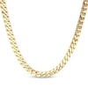 Thumbnail Image 1 of 5.8mm Flat Curb Chain Necklace Hollow 18K Yellow Gold 18"
